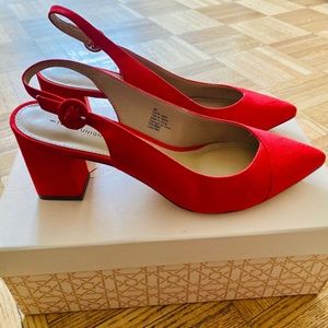 Red heels - size 8.5 (new, never worn)